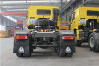 Truk Traktor Yellow Sinotruk Howo 6x4 Dengan Mesin WD615 Dan Kabin HW76