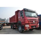 ZZ3257N3847A 6x4 Dump Truck Sinotruk Dengan Gandar Depan 9 Ton