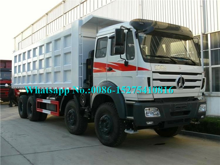 4138K 380HPHeavy Duty Dump Truck 8x4 Untuk DR CONGO Dengan Kapasitas Beban 35T
