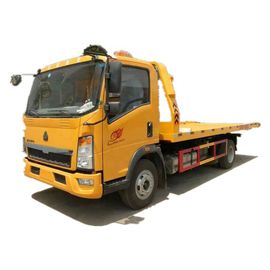 HOWO 4x2 Flat Bed Wrecker Towing Truck Euro 2 / Kendaraan Pemulihan