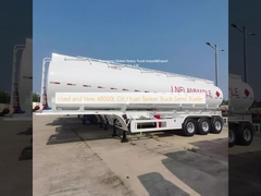 Truk Semi Trailer Tangki Minyak / Bahan Bakar 48000L Bekas dan Baru