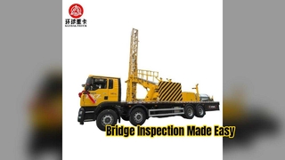 Kendaraan Inspeksi Jembatan HOWO di Bawah Akses Jembatan