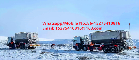 Hot Sale 15Ton 20Ton Heavy Ammonium Oil Explosive Bulk Truck MMU MEMU Untuk Mongolia DR CONGO PERU Ghana Mining Blasting