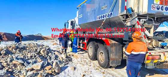 Hot Sale 15Ton 20Ton Heavy Ammonium Oil Explosive Bulk Truck MMU MEMU Untuk Mongolia DR CONGO PERU Ghana Mining Blasting
