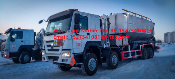 Kapasitas pengisian daya efisiensi tinggi 15/20/25Ton Heavy Ammonium oil explosive Bulk Truck MMU MEMU Untuk Mongolia DR CONGO PERU Ghana Mining Blasting