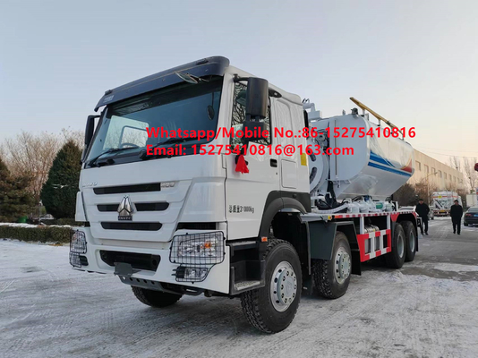 Keamanan yang sepenuhnya cerdas Keandalan Tread Bulk Trucks 15/20/25Ton Heavy Ammonium minyak peledak Emulsi ANFO Truck MMU MEMU Untuk Mongolia DR CONGO PERU Ghana Mining Blasting