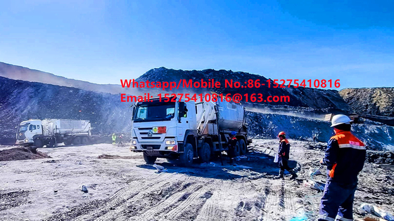 Biaya tinggi efektif Cina Keamanan Keandalan Tread Bulk Trucks 15/20/25Ton Heavy Ammonium minyak peledak Emulsi ANFO Truck MMU MEMU Untuk Mongolia DR CONGO PERU Ghana Mining Blasting BCLH/BCRH/BCZH