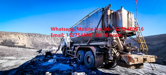 Biaya tinggi efektif Cina Keamanan Keandalan Tread Bulk Trucks 15/20/25Ton Heavy Ammonium minyak peledak Emulsi ANFO Truck MMU MEMU Untuk Mongolia DR CONGO PERU Ghana Mining Blasting BCLH/BCRH/BCZH