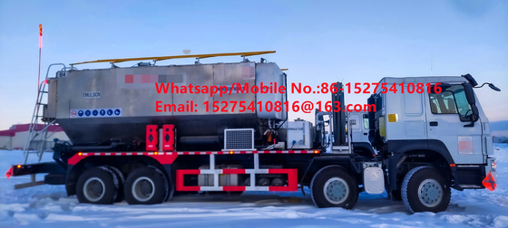 Harga Murah Unik Keandalan Keamanan China Tread Bulk Trucks 15/20/25Ton Heavy Ammonium Oil Explosive Emulsion ANFO Truck MMU MEMU Untuk Mongolia DR CONGO PERU Ghana Mining Blasting BCLH/BCRH/BCZH