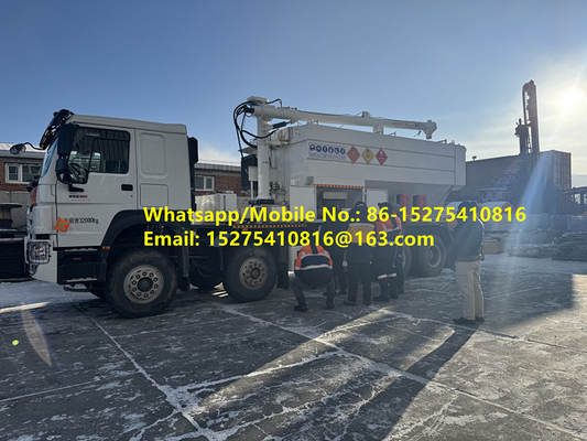 Harga yang baik HOWO 15/20/25T BCLH-15 Di lokasi campuran granular amonium bahan peledak ANFO Emulsi truk bahan peledak bergerak Unit manufaktur Mongolia уул уурхайн тэсэлгээний MEMU MMU BCLH/BCZH/BCRH