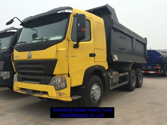 Heavy Duty 6x4 Diesel Cargo Truck 40T Kapasitas Beban Sistem Brek ABS