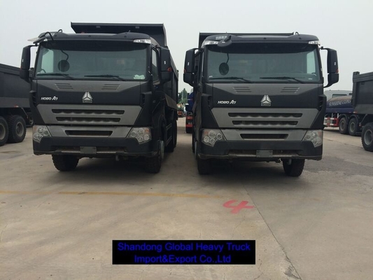 Heavy Duty 6x4 Diesel Cargo Truck 40T Kapasitas Beban Sistem Brek ABS