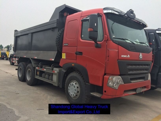 Heavy Duty 6x4 Diesel Cargo Truck 40T Kapasitas Beban Sistem Brek ABS