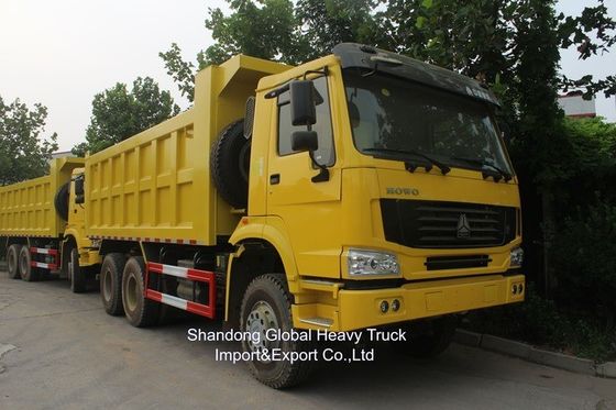 Truk Dump Tambang Sinotruk HOWO 371HP 6X4 dengan Kapasitas Muatan 40-45 Ton dan Bak Tipper Tugas Berat