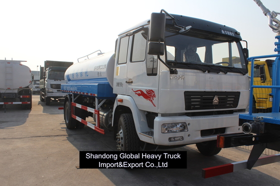 Sinotruk Shacman 4*2 Lh/Rhd 340HP Tanker bahan bakar Truk dump Baru digunakan