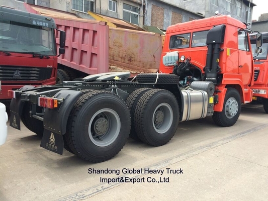 HOWO Truk 6X4 Truk Pengeboran Sinotruk Tipper 10 Roda 50 Ton Traktor Truk