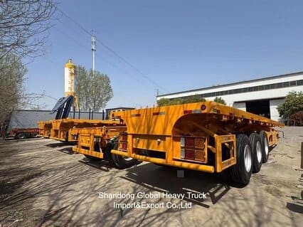 20FT/40FT/45FT 2/3/4 Axles Container / Kargo Flatbed / Platform / Flat Deck Semi Truck Trailer