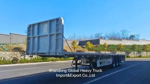 Model Baru Multi Axle Heavy Duty Low Flatbed Semi-Trailer Dengan Penjualan Pabrik Langsung
