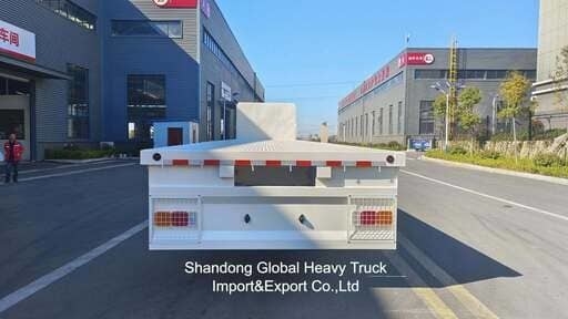 Model Baru Multi Axle Heavy Duty Low Flatbed Semi-Trailer Dengan Penjualan Pabrik Langsung
