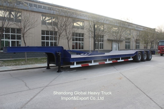 China memproduksi trailer truk flatbed trailer flatbed 3 40 kaki baru
