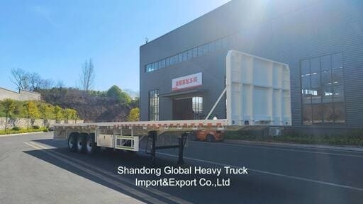 20FT/40FT/45FT 2/3/4 Axles Container / Kargo Flatbed / Platform / Flat Deck Semi Truck Trailer