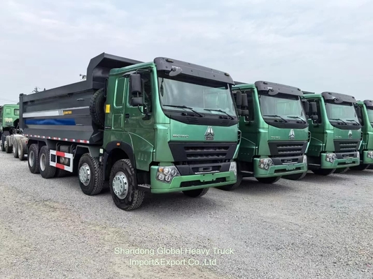 Sinotruck Howo 50ton Dump Trucks 8x4 375hp Euro2 Heavy Duty Baru dan bekas Dump Tipper Trucks