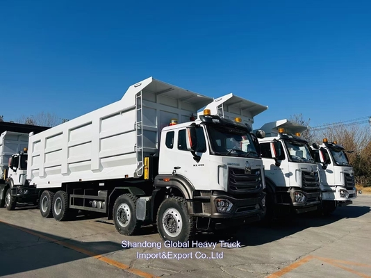 Sinotruck Howo 50ton Dump Trucks 8x4 375hp Euro2 Heavy Duty Baru dan bekas Dump Tipper Trucks