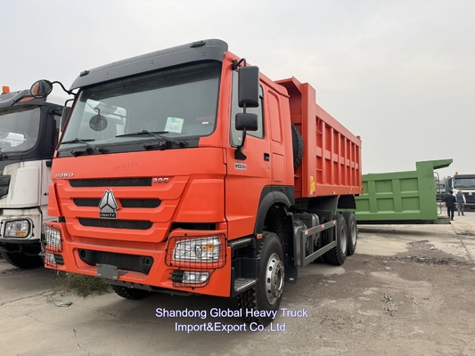 Cina Sinotruck Howo 371 Digunakan Tipper 6x4 30 Ton Canter Digunakan Dump Truck