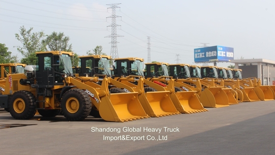 Dipakai Baru Zl958 OEM Konstruksi Traktor Hydraulic Heavy Duty 4 Wd Mini Wheel Front Loader