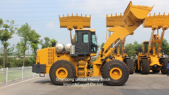 Dipakai Baru OEM konstruksi traktor hidrolik tugas berat 4 Wd Mini roda depan loader