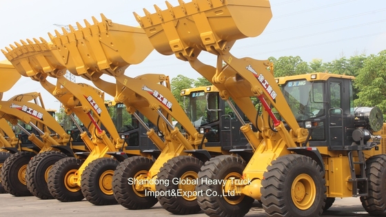 Dipakai Baru OEM konstruksi traktor hidrolik tugas berat 4 Wd Mini roda depan loader