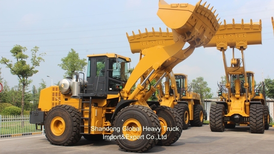 Dipakai Baru Zl958 OEM Konstruksi Traktor Hydraulic Heavy Duty 4 Wd Mini Wheel Front Loader