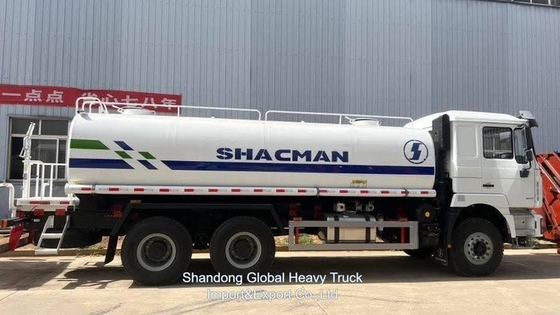 truk tangki air Shacman 20m3 F2000 6×4 truk penyemprotan