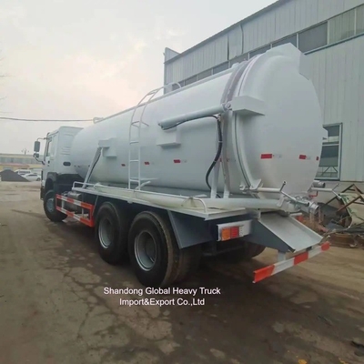 HOWO 10000L Truk pembuangan air limbah vakum Tangki pembuangan air limbah Pembersih air limbah Truk hisap