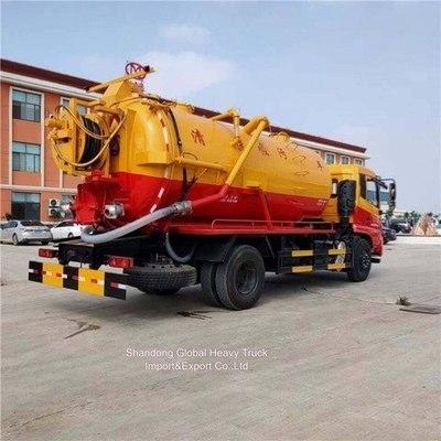 Dongfeng 6*4 Kondisi tinggi 290HP Vacuum Limbah Penyedot Tanker Truk Limbah Penyedot Truk