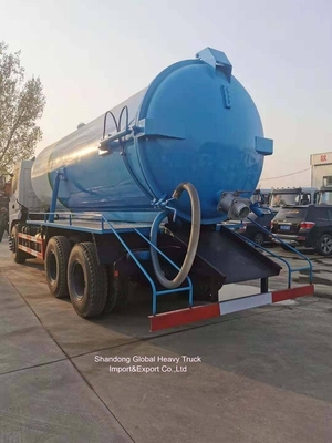 16cbm Shacman kendaraan sedot fekalitas limbah tanker truk sedot limbah truk sedot