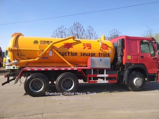 Dongfeng 6*4 Kondisi tinggi 290HP Vacuum Limbah Penyedot Tanker Truk Limbah Penyedot Truk