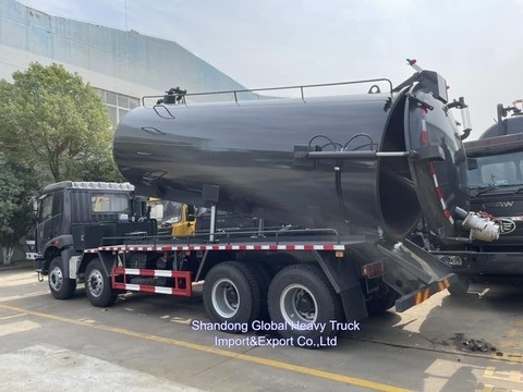 FAW 6X4 Pompa Tekanan Tinggi 20000L 20ton Pembersih Air Limbah truk hisap