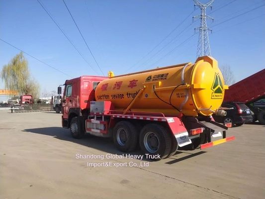 Dongfeng 6X4 18cbm Vacuum Sewage Suction Truck dengan 8m Sewage Suction Pipe dan 6x4 Drive Wheel