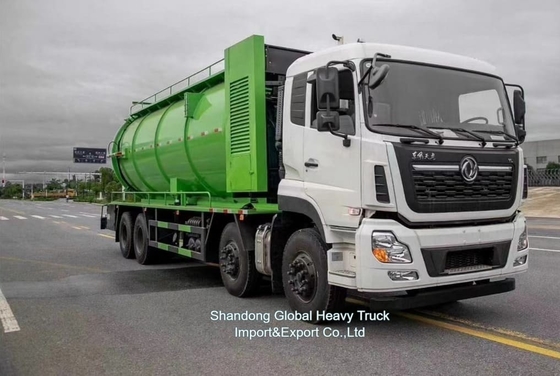 Harga pabrik 8*4 380hp truk sedot limbah Dongfeng Sasis 18000L Tangki