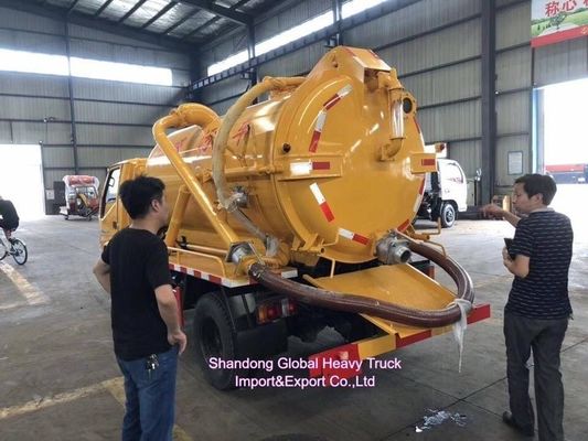 Truk Sedot Tinja Dongfeng HOWO 4×2 dengan Kapasitas Tangki 12m3 dan Mesin 190HP untuk Pembuangan Lumpur yang Efisien