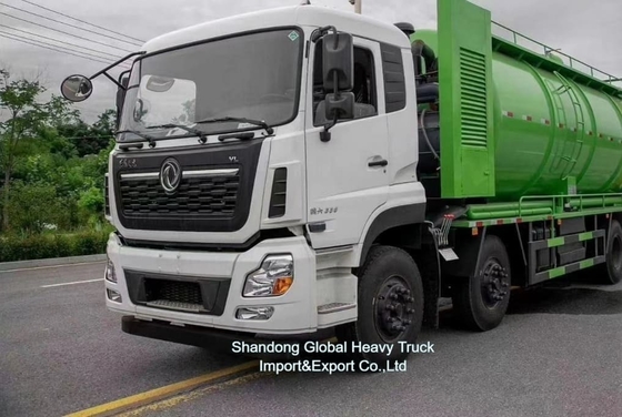 Harga pabrik 8*4 380hp truk sedot limbah Dongfeng Sasis 18000L Tangki