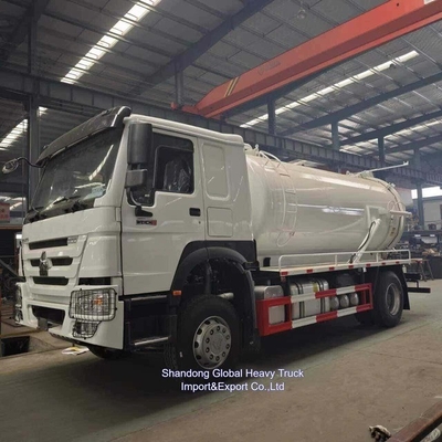 Howo baru 12000 liter truk pembuangan air limbah kombinasi Vacuum Jetter truk untuk dijual
