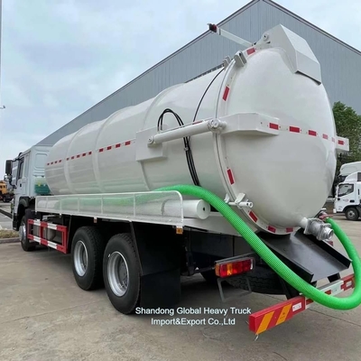Sinotruk HOWO 6X4 20cbm Tangki vakum penghisap limbah