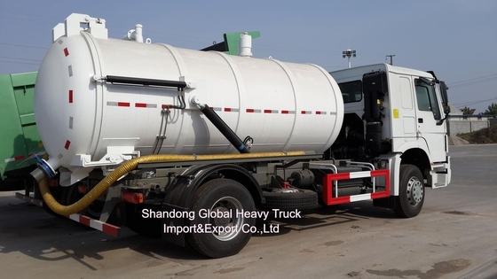 Howo baru 12000 liter truk pembuangan air limbah kombinasi Vacuum Jetter truk untuk dijual