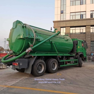 Sinotruk 371HP 18000L vakum pembuangan air limbah hisap tangki truk harga pabrik