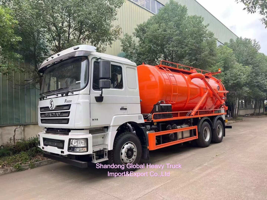 Rhd Shacman F3000 Hydro Excavators Combined Sewer Vacuum Suction Sewa + 4000L Air Bersih