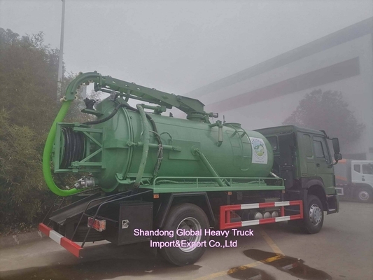 Sinotruk 371HP 18000L vakum pembuangan air limbah hisap tangki truk harga pabrik