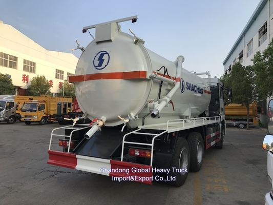 Shacman F3000 6X4 Truk Penyedot Limbah 20 Meter Kubik Volume 300HP