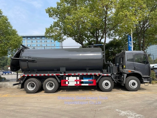 FAW 6X4 Pompa Tekanan Tinggi 20000L 20ton Pembersih Air Limbah truk hisap